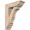 Ekena Millwork Balboa Traditional Smooth Bracket w/ Offset Brace, Douglas Fir, 5 1/2"W x 16"D x 20"H BKT0604X16X20BOA01SDF - alternate 1